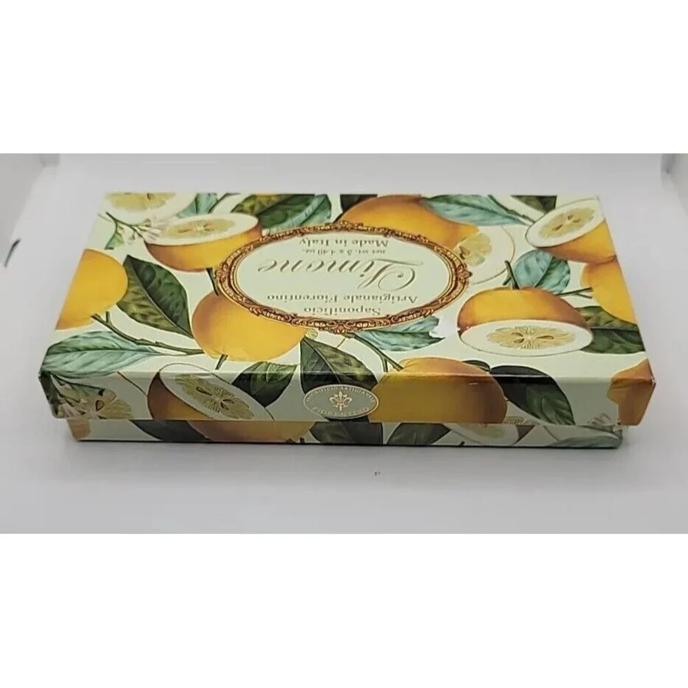 Saponificio Artigianale Fiorentino Lemon Scented Soaps (3) SEALED